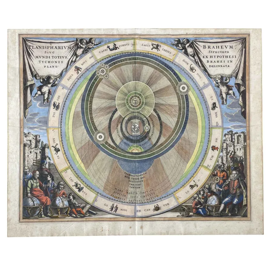 obrazek 8 Cellarius Andreas Para XVIII-wiecznych akwarelowych map nieba