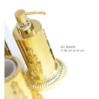 Picture Unique soap dispenser made of brass finished with 24K gold - Il Paralume Marina