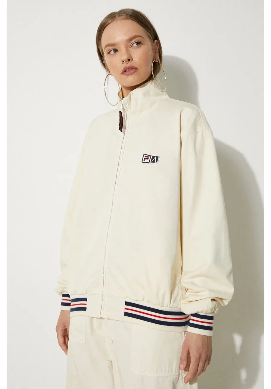 obrazek 1 Fila kurtka bawełniana Fila x Aries Track Jacket kolor beżowy przejściowa oversize 42PS24JA010122690269