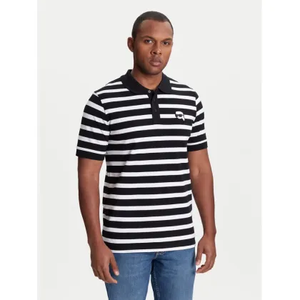 Zdjęcie KARL LAGERFELD Polo 745023 553231 Czarny Regular Fit