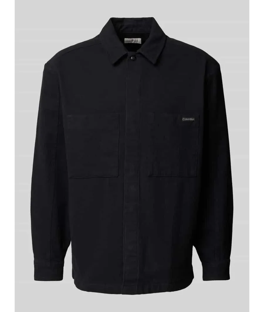 obrazek 1 Calvin Klein Jeans Koszula J30J327108 Czarny Relaxed Fit