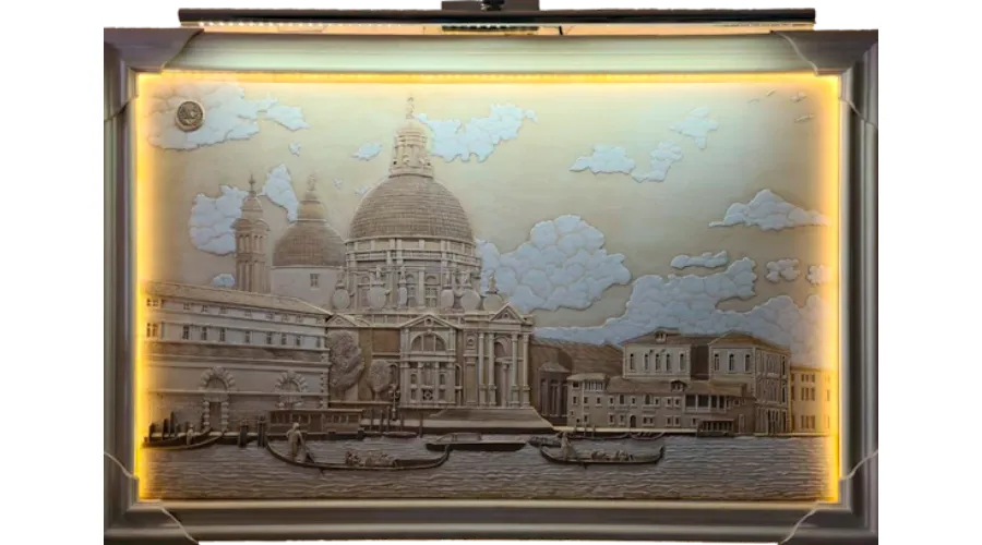 obrazek 2 Luksusowa Płaskorzeźba Obraz 140cm ×90cm ×3. Wenecja 02.
