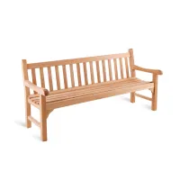 Zdjęcie Stylowa sofa Chelsea 183 cm wykonana z drewna tekowego do ogrodu lub na taras