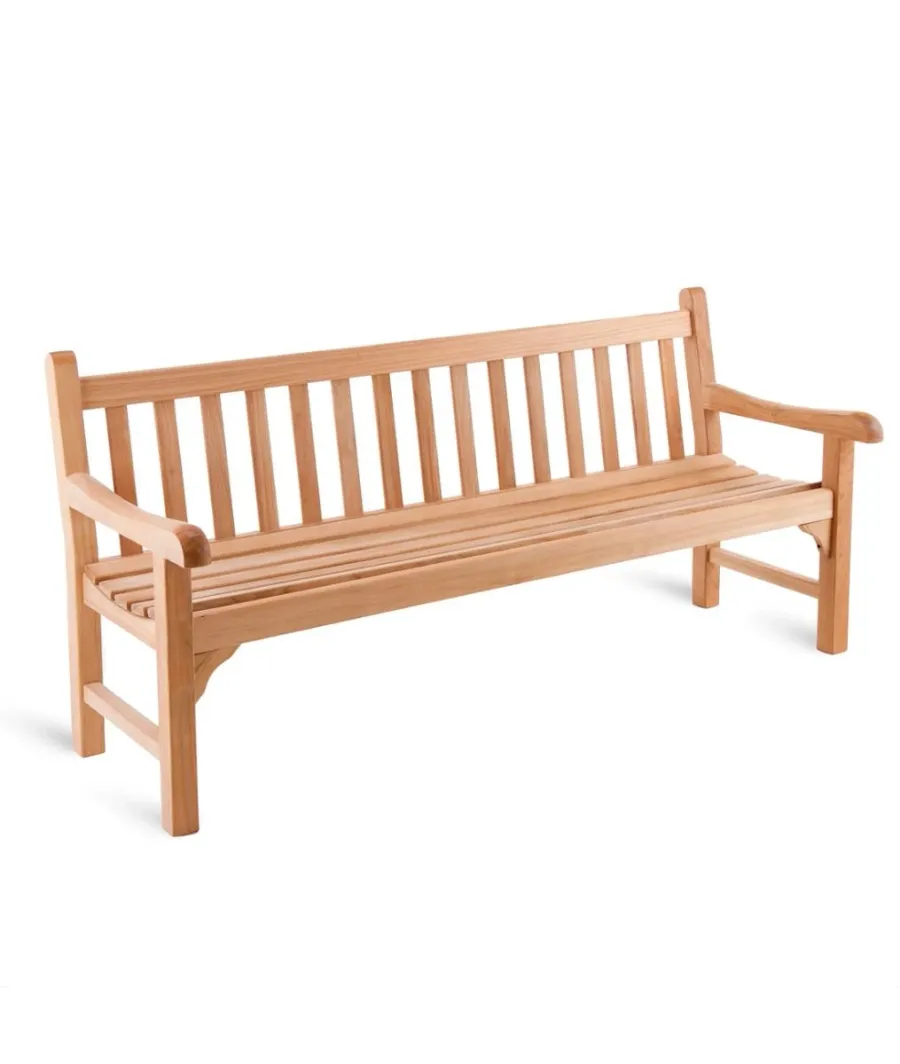 obrazek 1 Stylowa sofa Chelsea 183 cm wykonana z drewna tekowego do ogrodu lub na taras