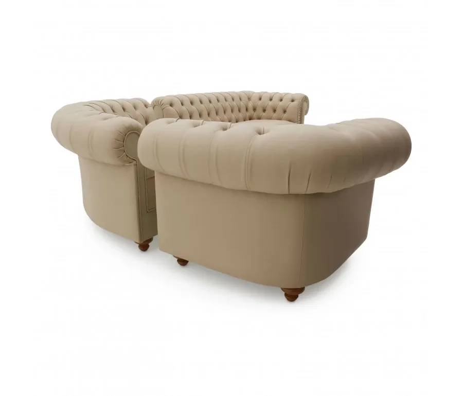 obrazek 6 Wygodna i elegancka kanapa narożna w stylu Chesterfield - Sevensedie