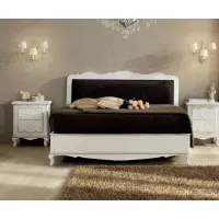 Zdjęcie Włoskie łóżko małżeńskie z tapicerowanym zagłówkiem - Interiors Italia