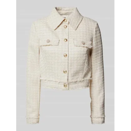 Zdjęcie Żakiet krótki z wykładanym kołnierzem model ‘DAPHNEE’