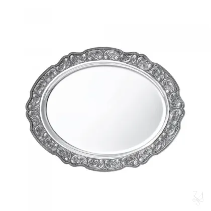 Zdjęcie Owalna srebrna taca Chez Renascence - Zaramella Argenti