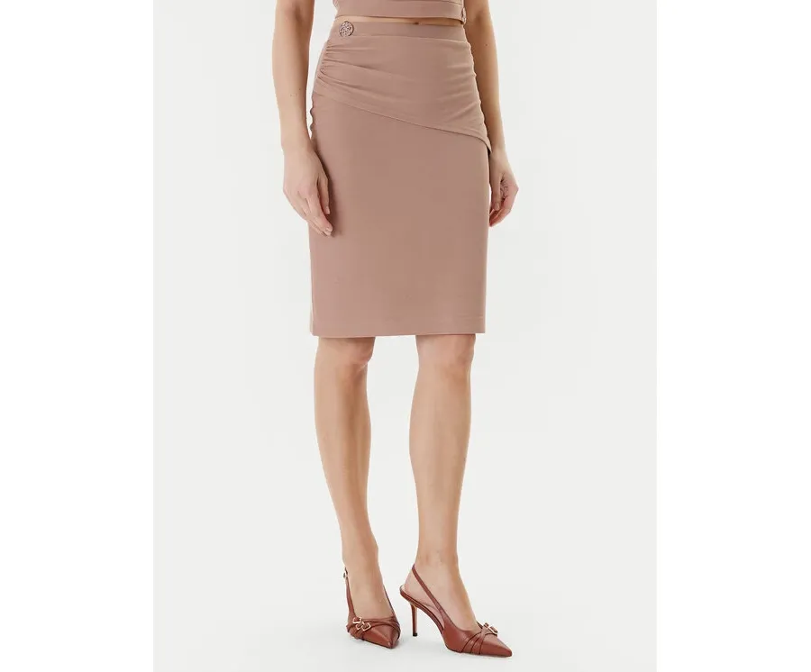 obrazek 1 Guess Spódnica mini W5YD64 KAQL2 Beżowy Regular Fit