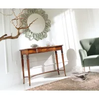 Zdjęcie Stylowa konsola antyczna wykonana z drewna orzechowego
