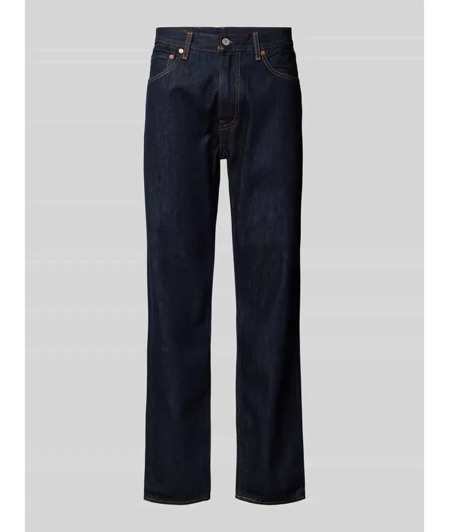 obrazek 1 Jeansy o kroju relaxed fit z 5 kieszeniami model ‘555’