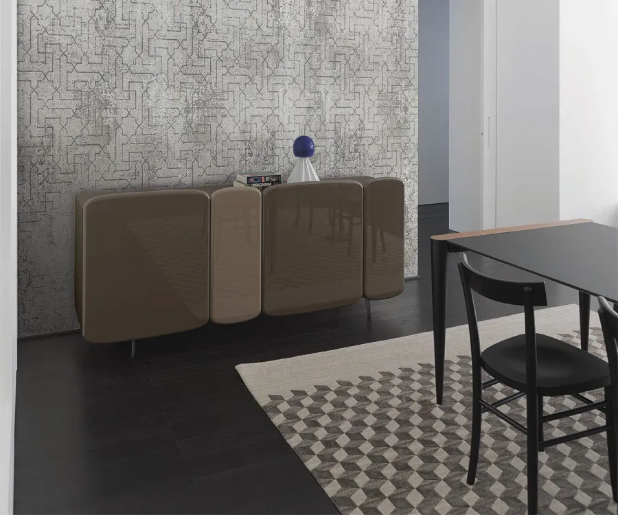 obrazek 1 Designerska, 5-Drzwiowa Drewniana Komoda z Włoch  -Casmania Horm