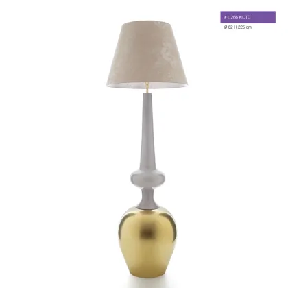 Picture Ceramic lamp with a unique lampshade, 225 cm