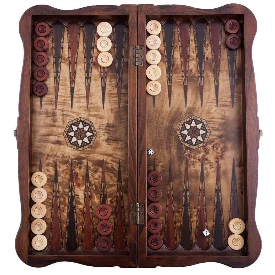 obrazek 2 Piękny zestaw do gry Backgammon - Helena Woodart