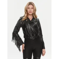 Zdjęcie Liu Jo Kurtka z imitacji skóry WA4020 E0887 Czarny Regular Fit