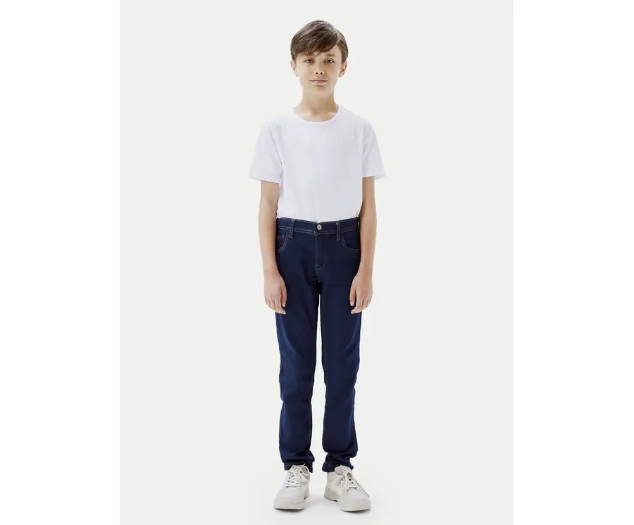 obrazek 1 NAME IT Jeansy 13209696 Granatowy Slim Fit