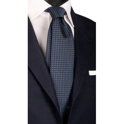 Zdjęcie Śliczny męski krawat jedwabny z Włoch