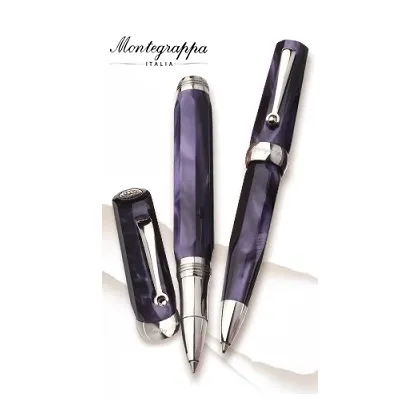 Zdjęcie Nietuzinkowe Fioletowe Pióro Kulkowe Micra Montegrappa