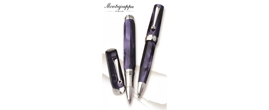 obrazek 1 Nietuzinkowe Fioletowe Pióro Kulkowe Micra Montegrappa