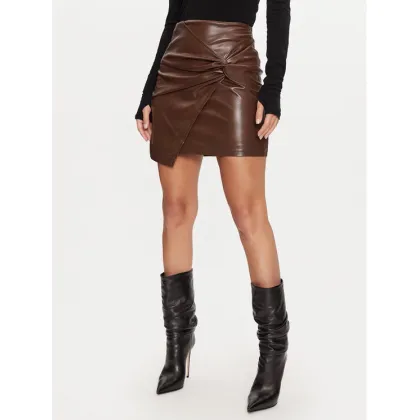 Zdjęcie Guess Spódnica skórzana W4BD61 WGIK0 Brązowy