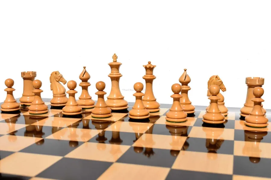 obrazek 4 Ręcznie rzeźbione drewniane figury szachowe - The Chess Empire
