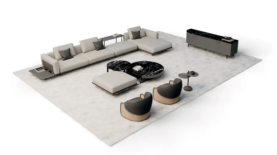 obrazek 2 Piękna stylowa włoska sofa do salonu