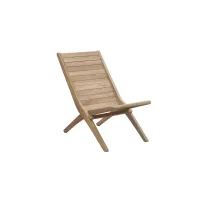 Picture A unique Savana deckchair for the garden and terrace made of teak wood