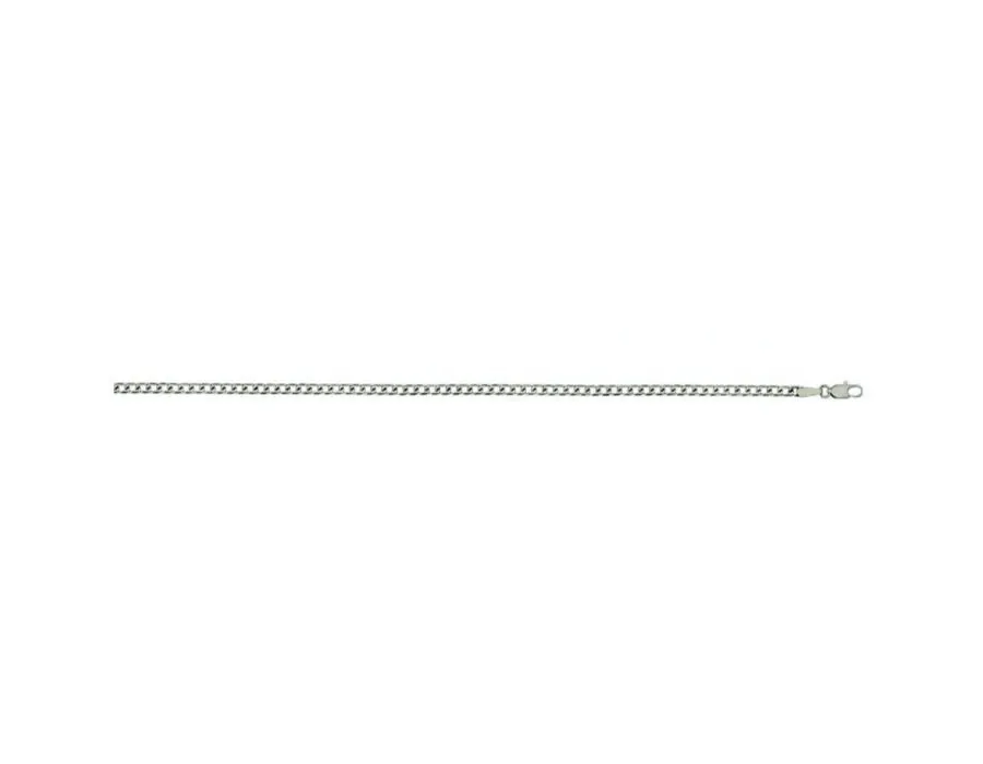 obrazek 1 Klasyczny naszyjnik z białego złota 41 cm