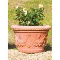 Picture Luxurious decorative pot made of clay - Fornace Masini