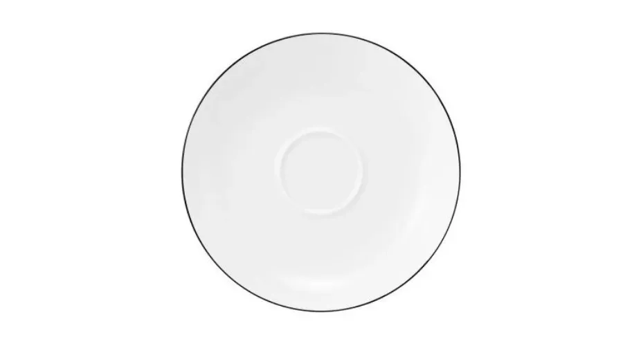 obrazek 1 Biały porcelanowy duży spodek w stylu klasycznym – Tettau