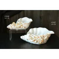 Picture Ceramic decorative shells in two sizes