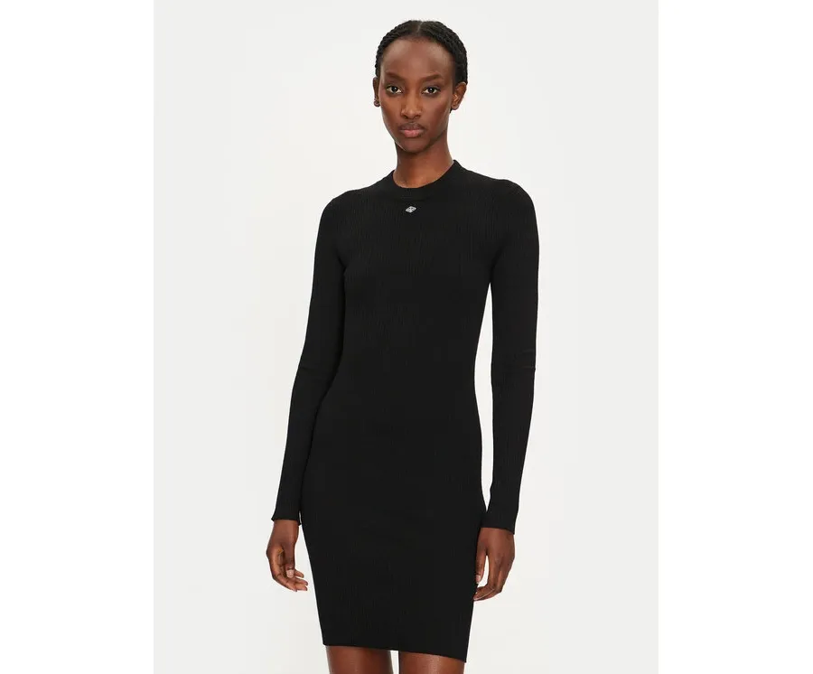 obrazek 1 Replay Sukienka dzianinowa DK3319.000.G23370 Czarny Slim Fit REPLAY