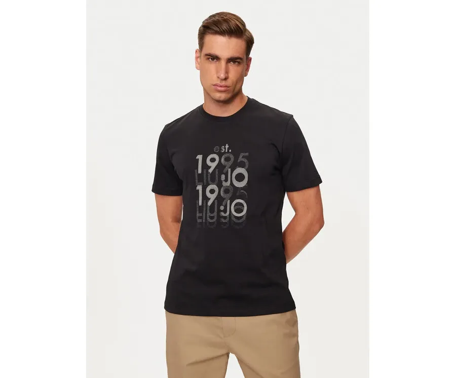obrazek 1 Liu Jo T-Shirt QF4242 J4783 Czarny Regular Fit