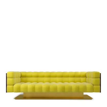 Zdjęcie Elegancka czteroosobowa sofa tapicerowana H.77xL.252xP.87 cm