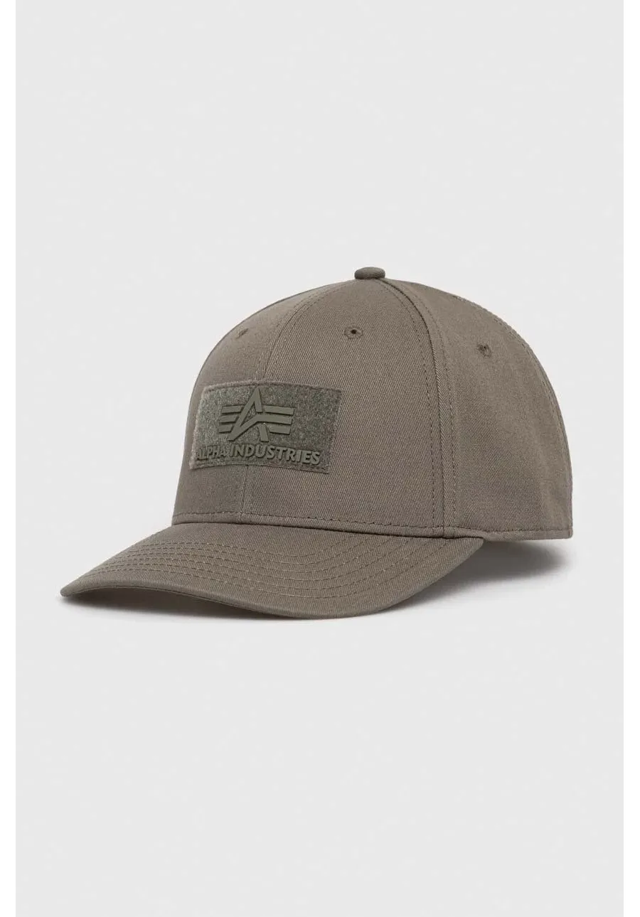 obrazek 1 Alpha Industries czapka bawełniana kolor zielony z aplikacją 168903.257-DarkGreen
