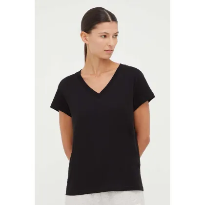 Zdjęcie Samsoe Samsoe t-shirt bawełniany SOLLY kolor czarny F00012028