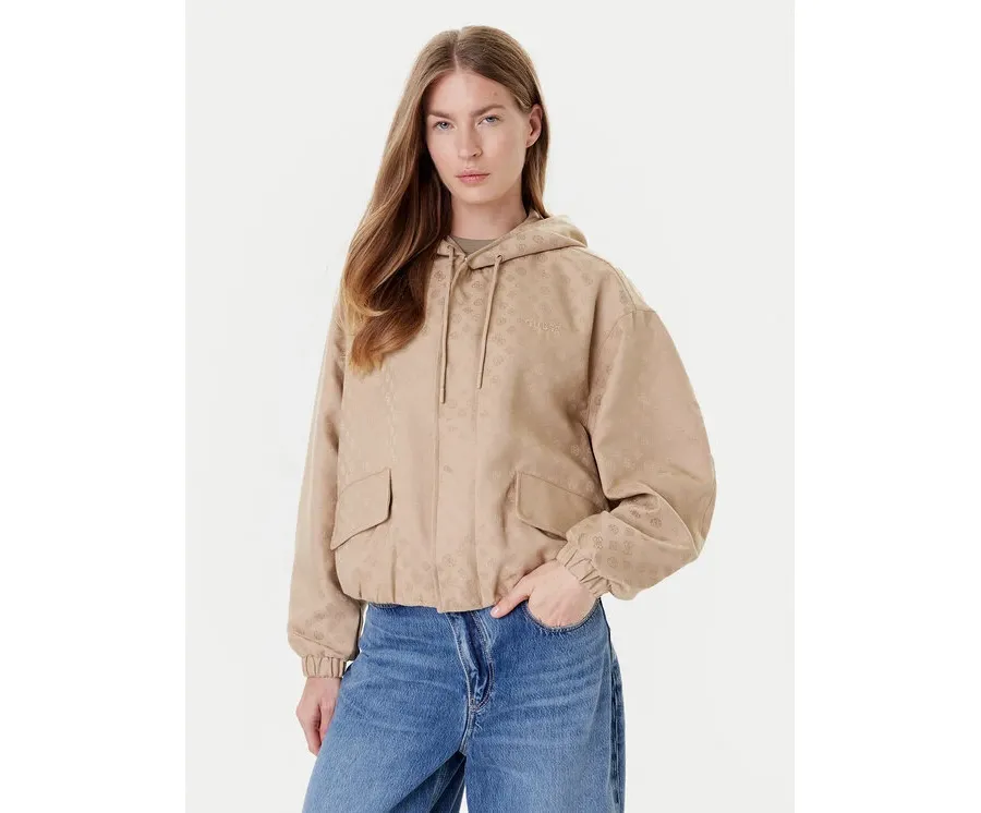 obrazek 1 Guess Kurtka przejściowa V5YL02 WH492 Beżowy Regular Fit