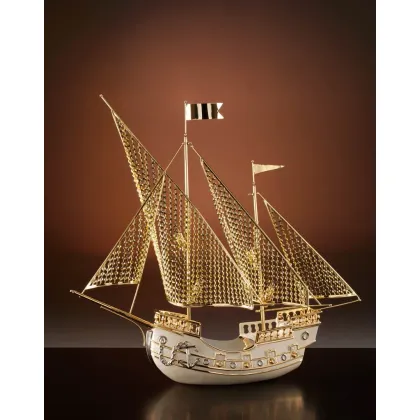 Picture Figure of a ceramic ship