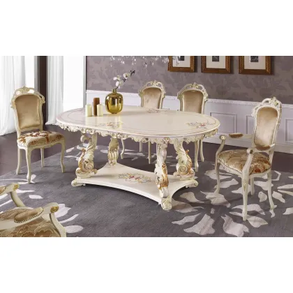 Zdjęcie Antyczny elegancki stół obiadowy do ekskluzywnego salonu - Morello Gianpaolo