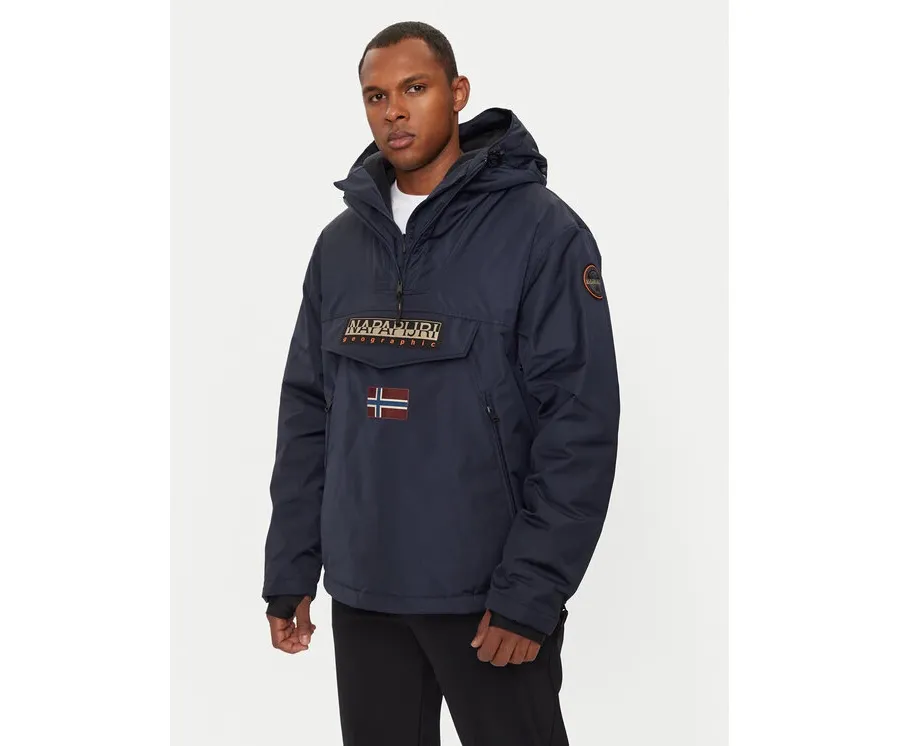 obrazek 1 Napapijri Kurtka anorak Rainforest Next NP0A4IB9 Granatowy Regular Fit