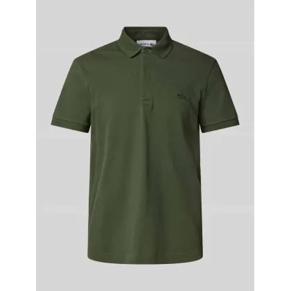 Zdjęcie Koszulka polo z wiskozy z naszywką z logo model ‘PIQUE’