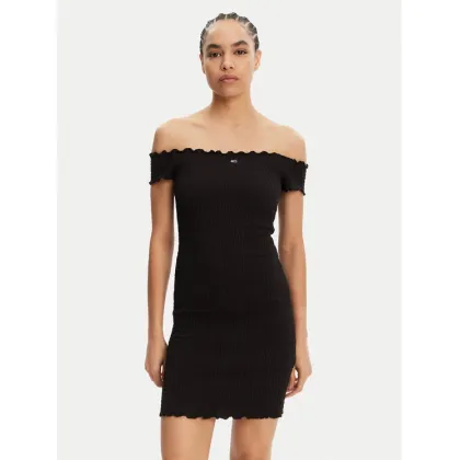 Zdjęcie Tommy Jeans Sukienka letnia DW0DW20298 Czarny Slim Fit