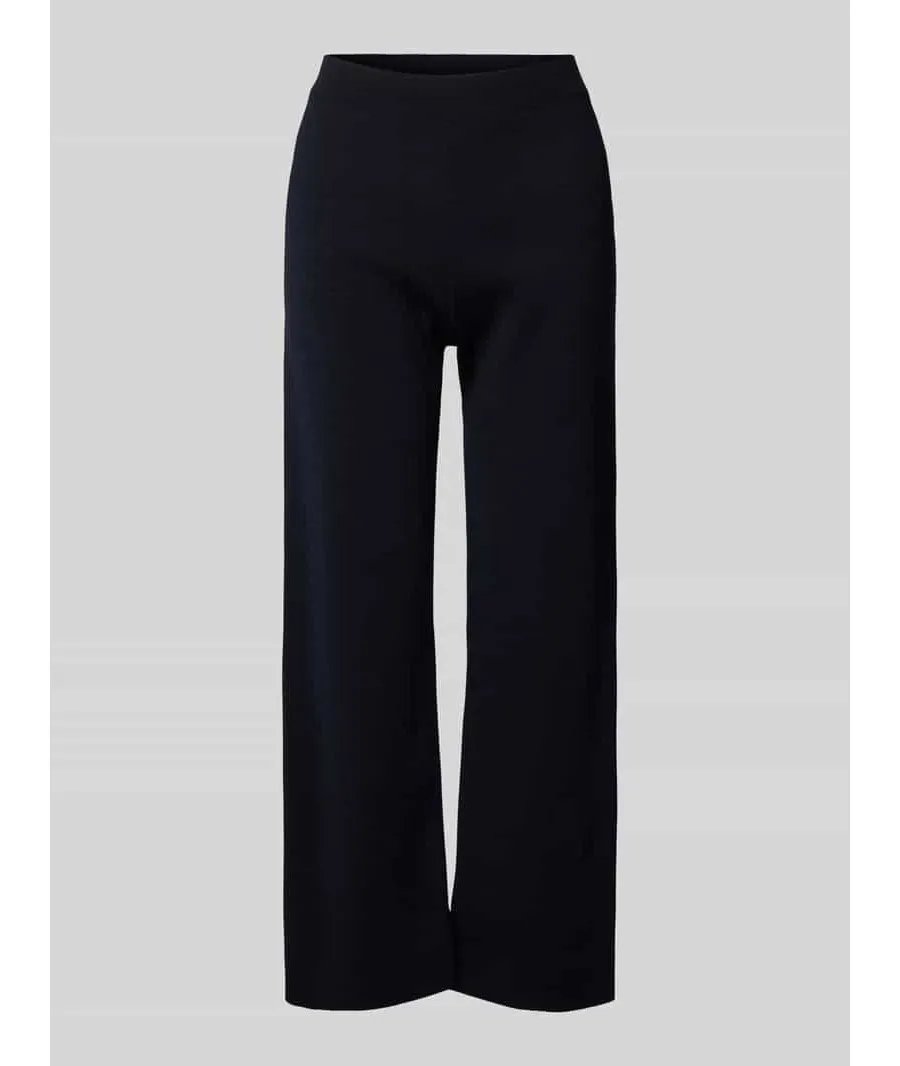 obrazek 1 Spodnie z szeroką nogawką i elastycznym pasem