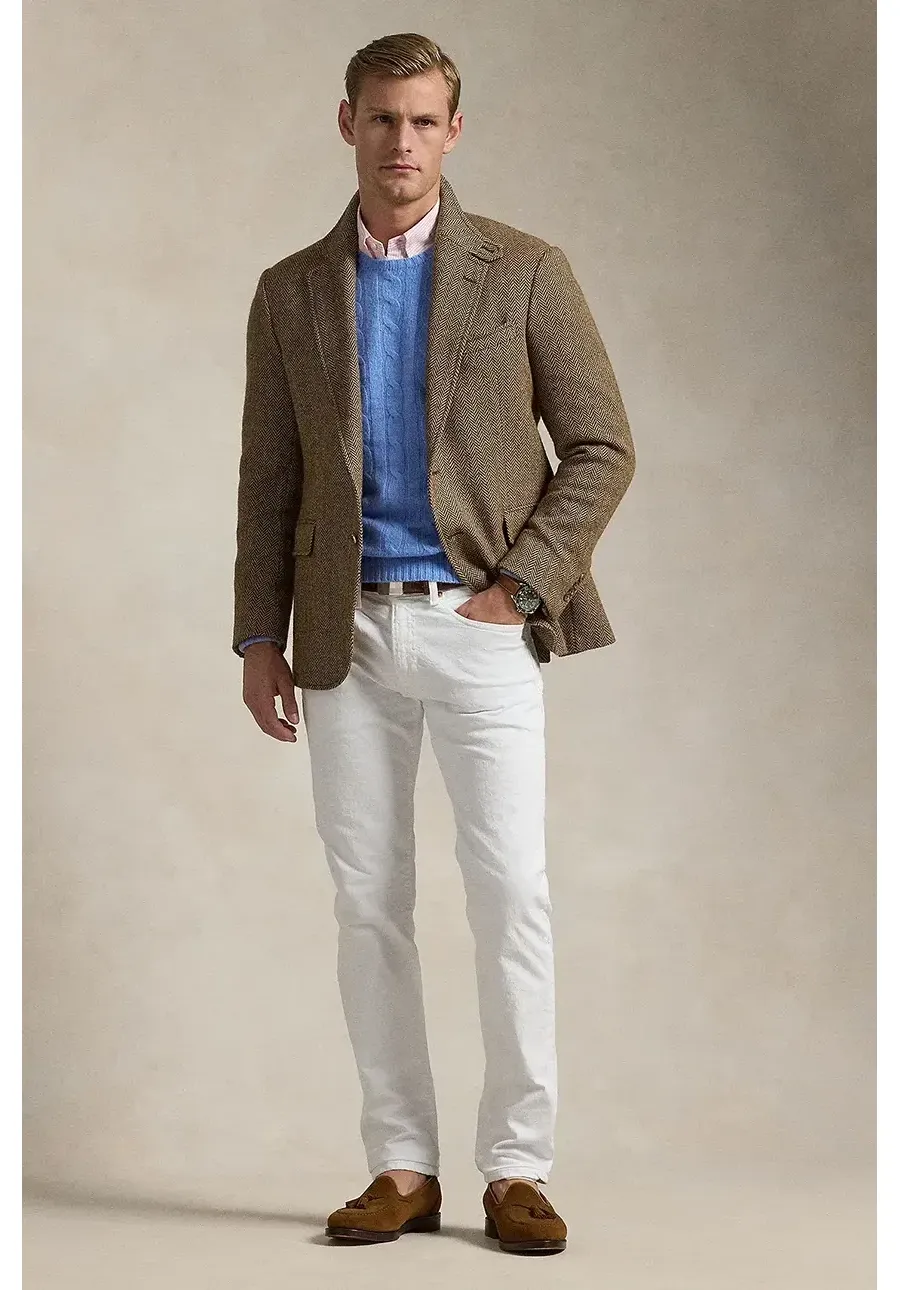 obrazek 1 Polo Ralph Lauren jeansy męskie kolor biały 710956083