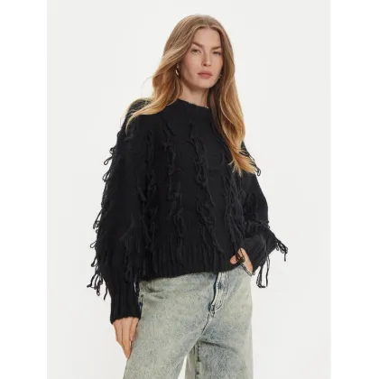 Zdjęcie ViCOLO Sweter 33050S Czarny Regular Fit