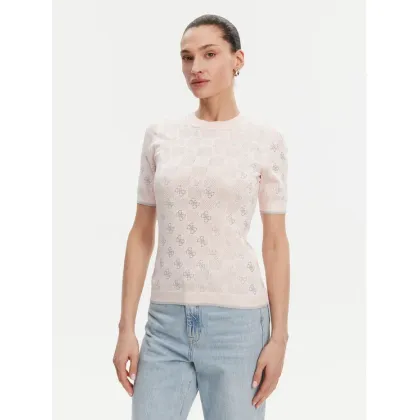 Zdjęcie Guess Sweter W5GR20 Z3D60 Różowy Regular Fit