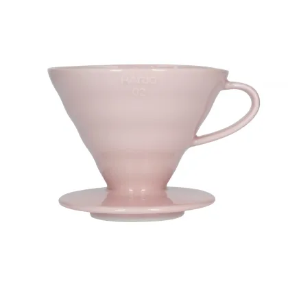 Zdjęcie Hario ceramiczny Drip V60-02 Różowy |VDC-02-PPR-UEX| HARIO