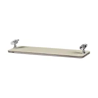 Picture Bathroom tray 33x10xH5 cm, copper-plated, vanilla color