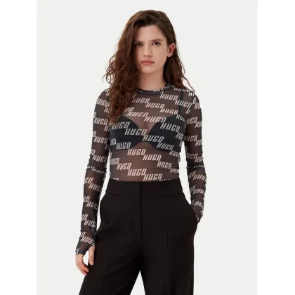 Zdjęcie HUGO Longsleeve 50534837 Czarny Slim Fit