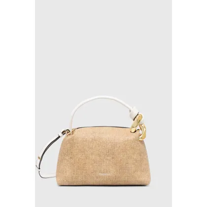 Zdjęcie JW Anderson torebka Small Corner Bag kolor beżowy HB0603.LA0318.150